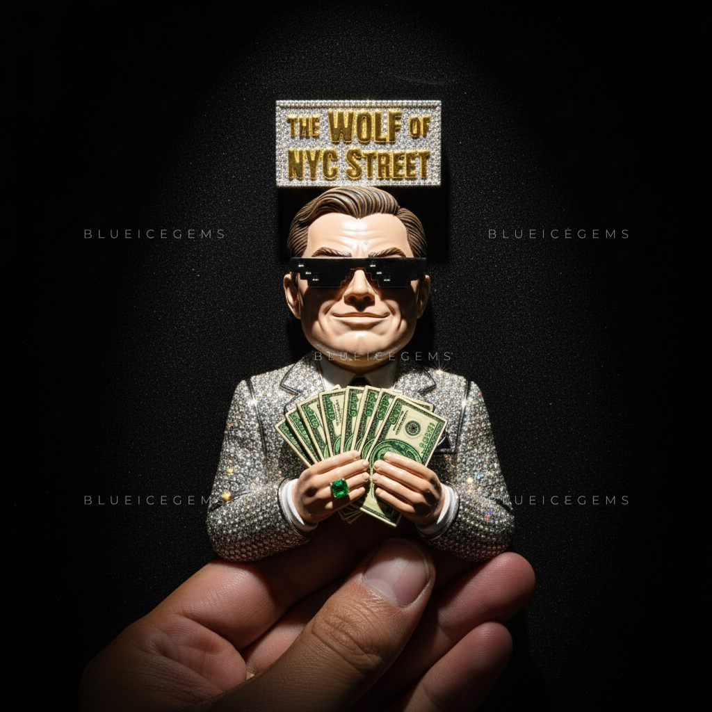 The "WOLF OF NYC" Alpha: Emerald Signet & Diamond-Suit Market Sovereign