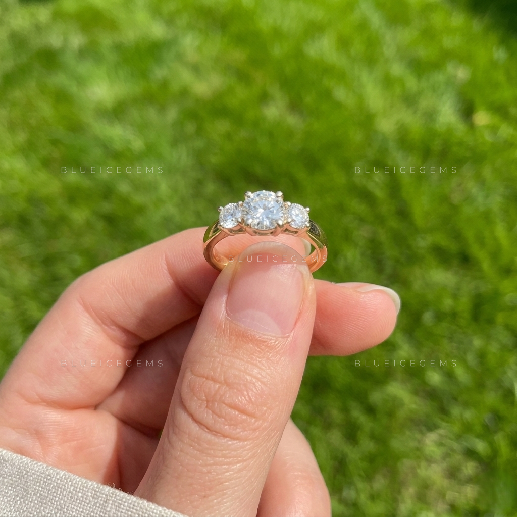 Artistic Mixed-Metal Round Diamond Anniversary Heirloom Ring