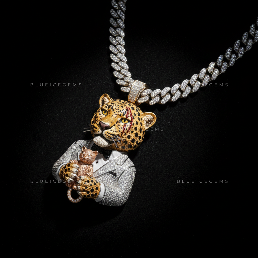 The Gilded Heir: Diamond Tuxedo & Battle-Scarred Leopard Sovereign