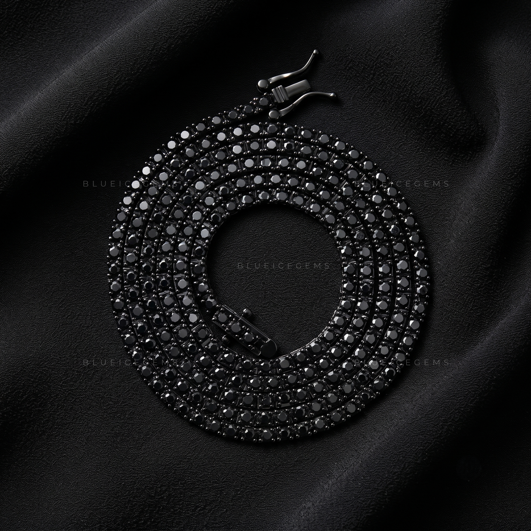 Shadow Noir Tennis Chain