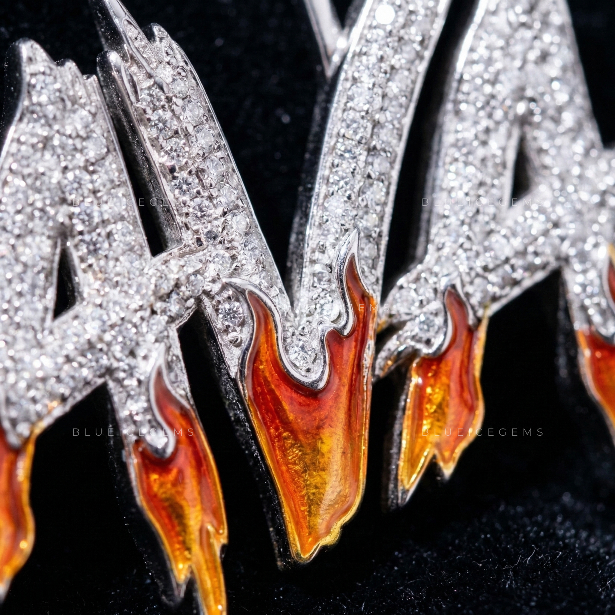 The "SAVAGE" Ignition: Graff-Style Script & Eternal Flame Enamel Sovereign