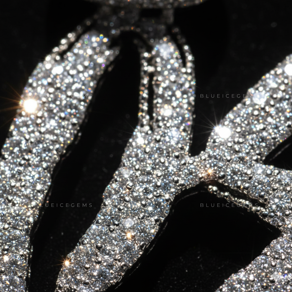The "BOSS" Ambition: Sharp Electric Script & Money Bag Emblem Pendant