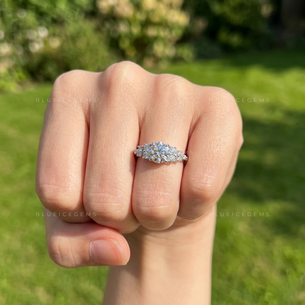 Cluster Delicate Keepsake Proposal Statement Band