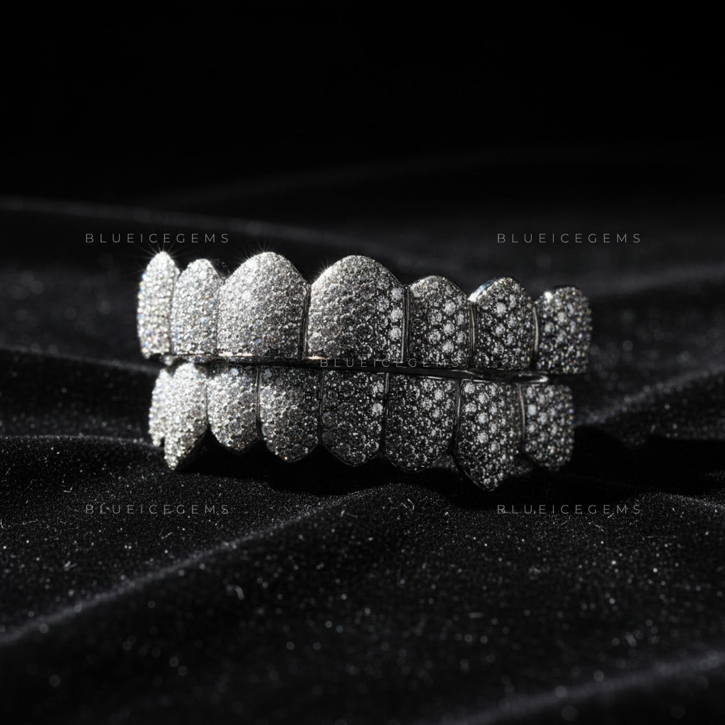 Glacier-Flooded Full-Set Grillz