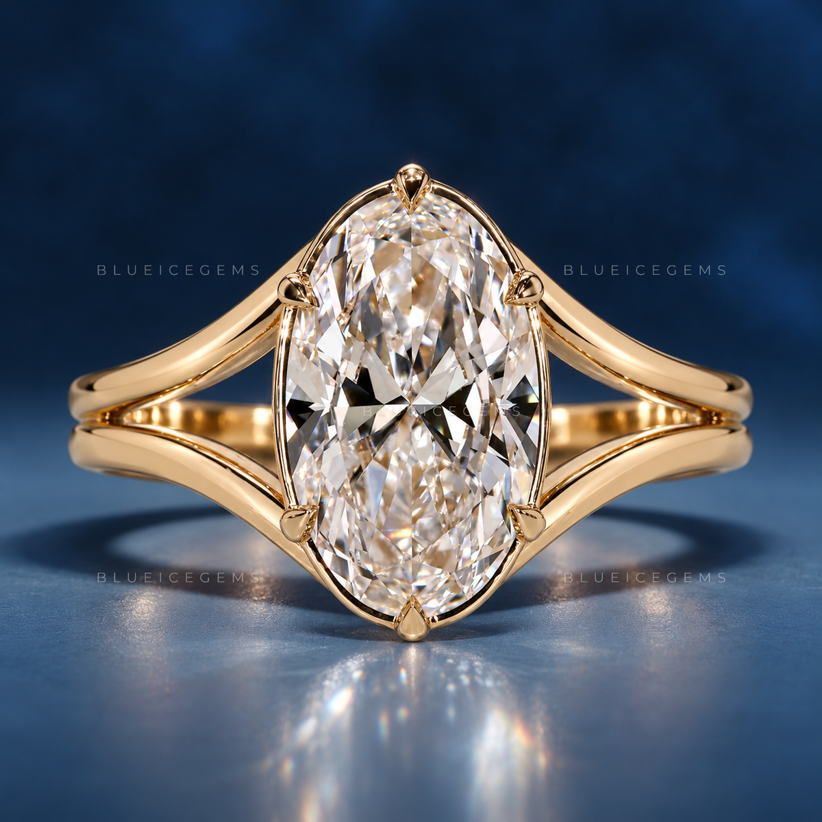 Sovereign Grace Oval Cut Solitaire Engagement Ring