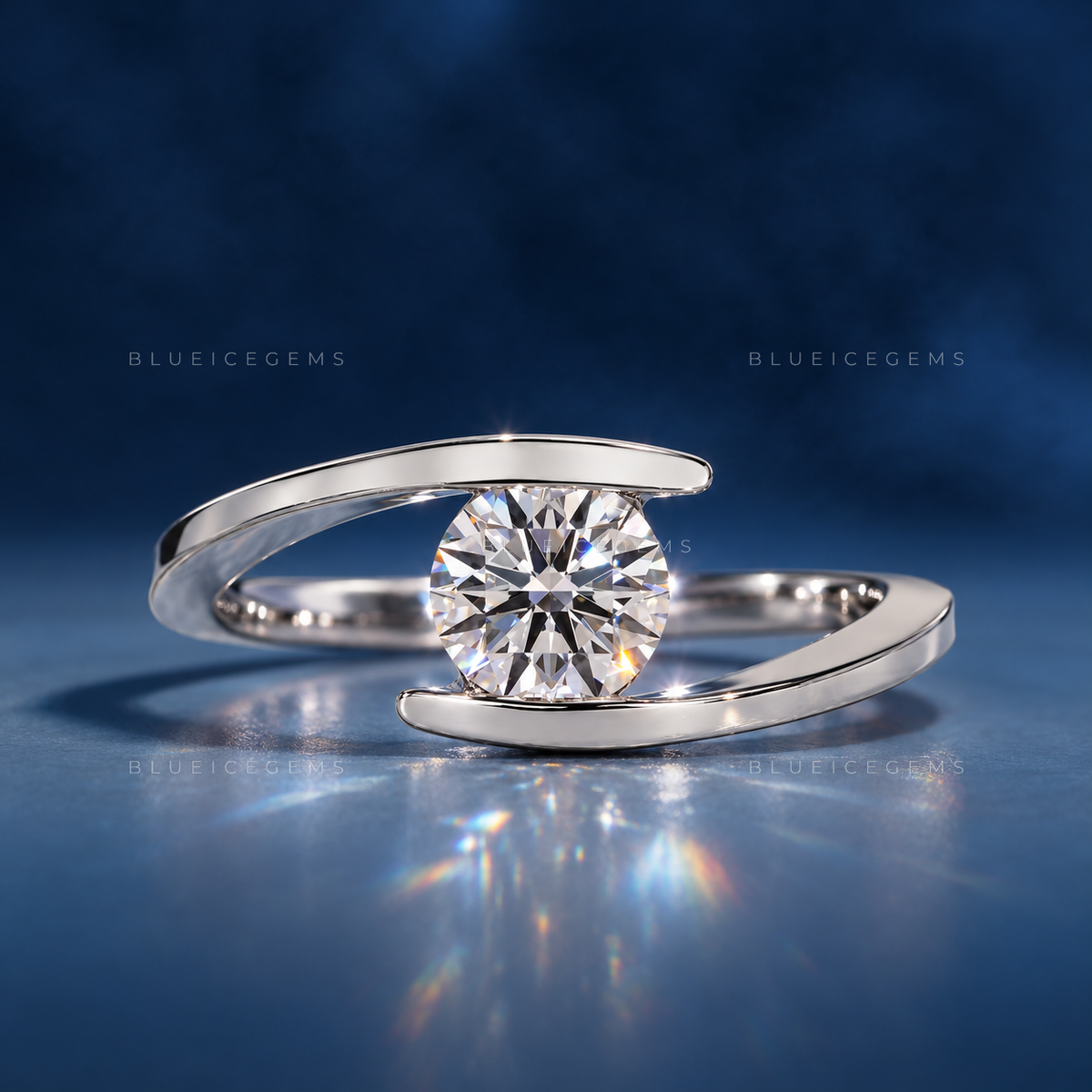 Timeless Glow Round Brilliant Solitaire Ring