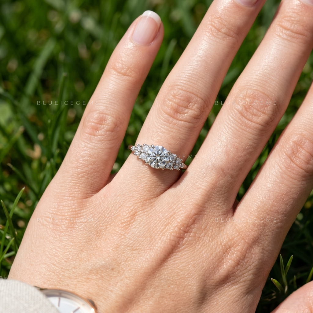 Cluster Delicate Keepsake Proposal Statement Band