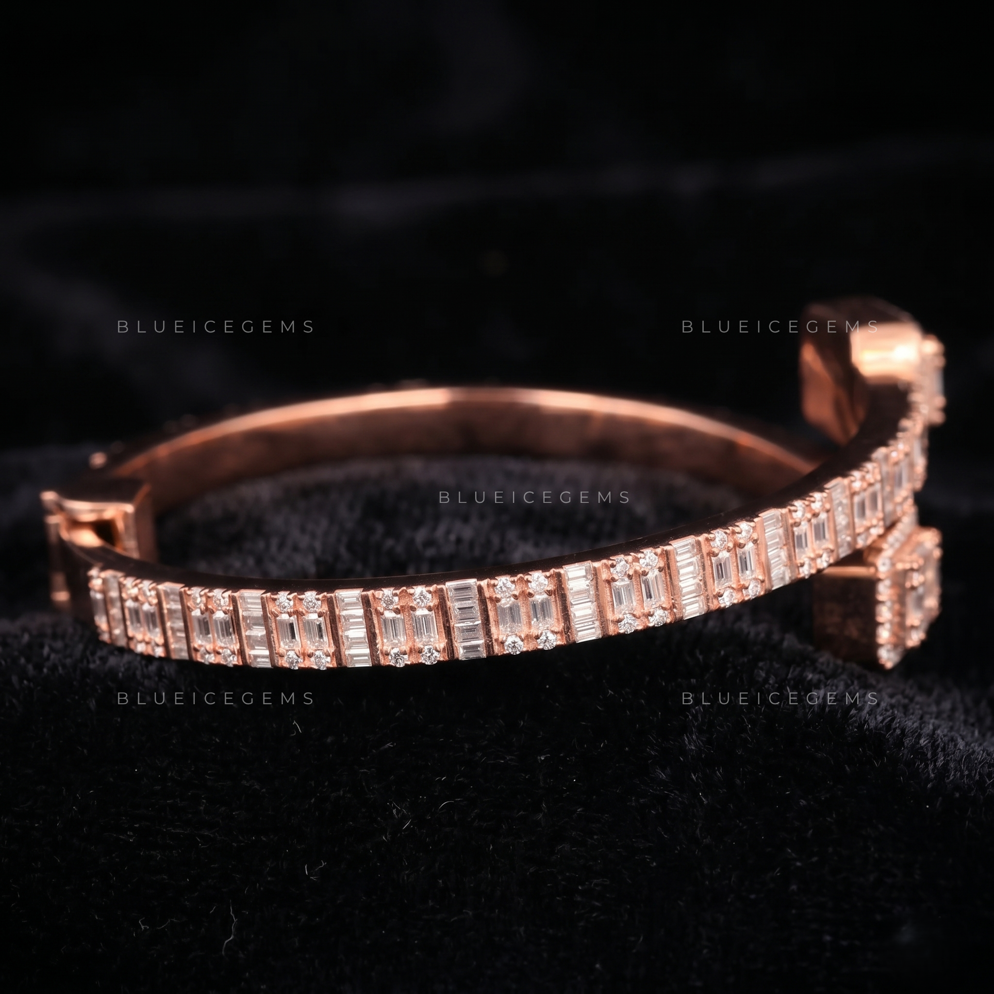 Gilded Mirror-Link Baguette & Rose Gold Grace Masterpiece