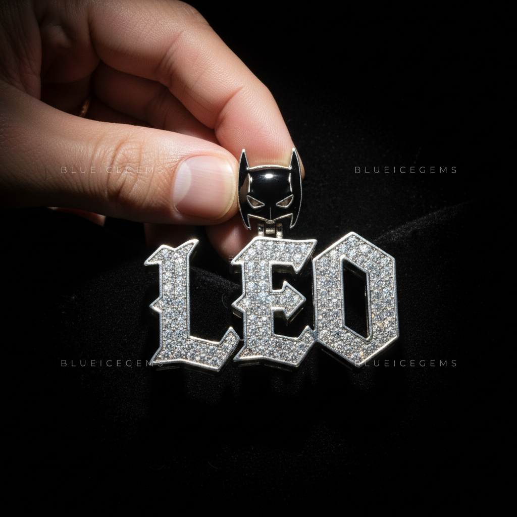 The "LEO" Dark Knight: Gothic Block Script & Onyx Batman Bail Sovereign