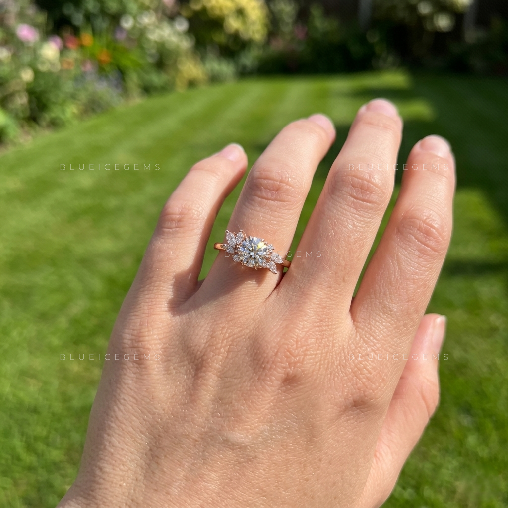 Mixed-Cut Brilliant Cluster Anniversary Treasure Keepsake Ring