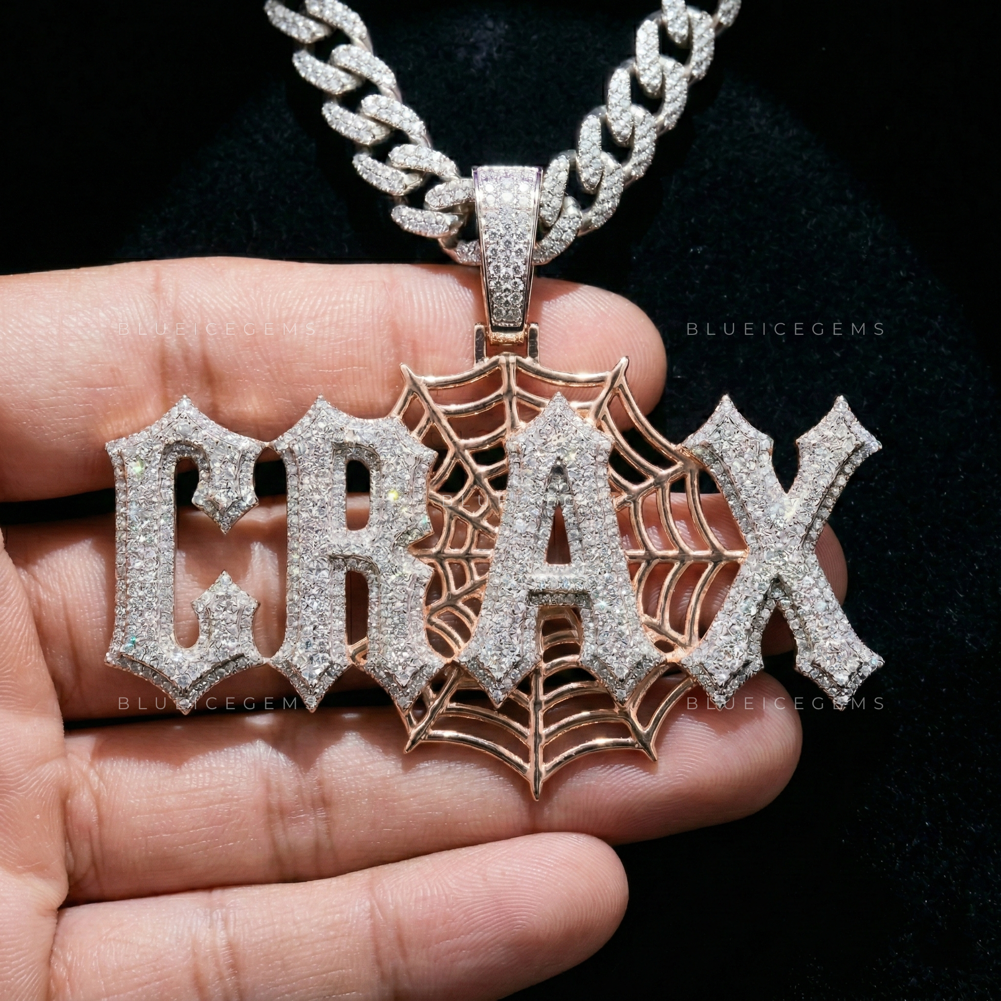 The "CRAX" Spider Web: Gothic Pointed Script & Rose Gold Web Sovereign
