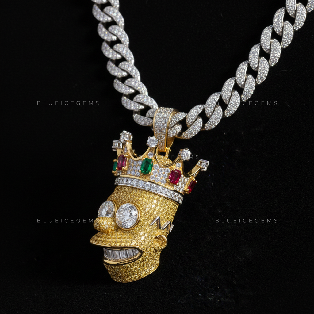 The Crowned Rebel: Canary Diamond Icon & Vivid Gemstone Sovereign