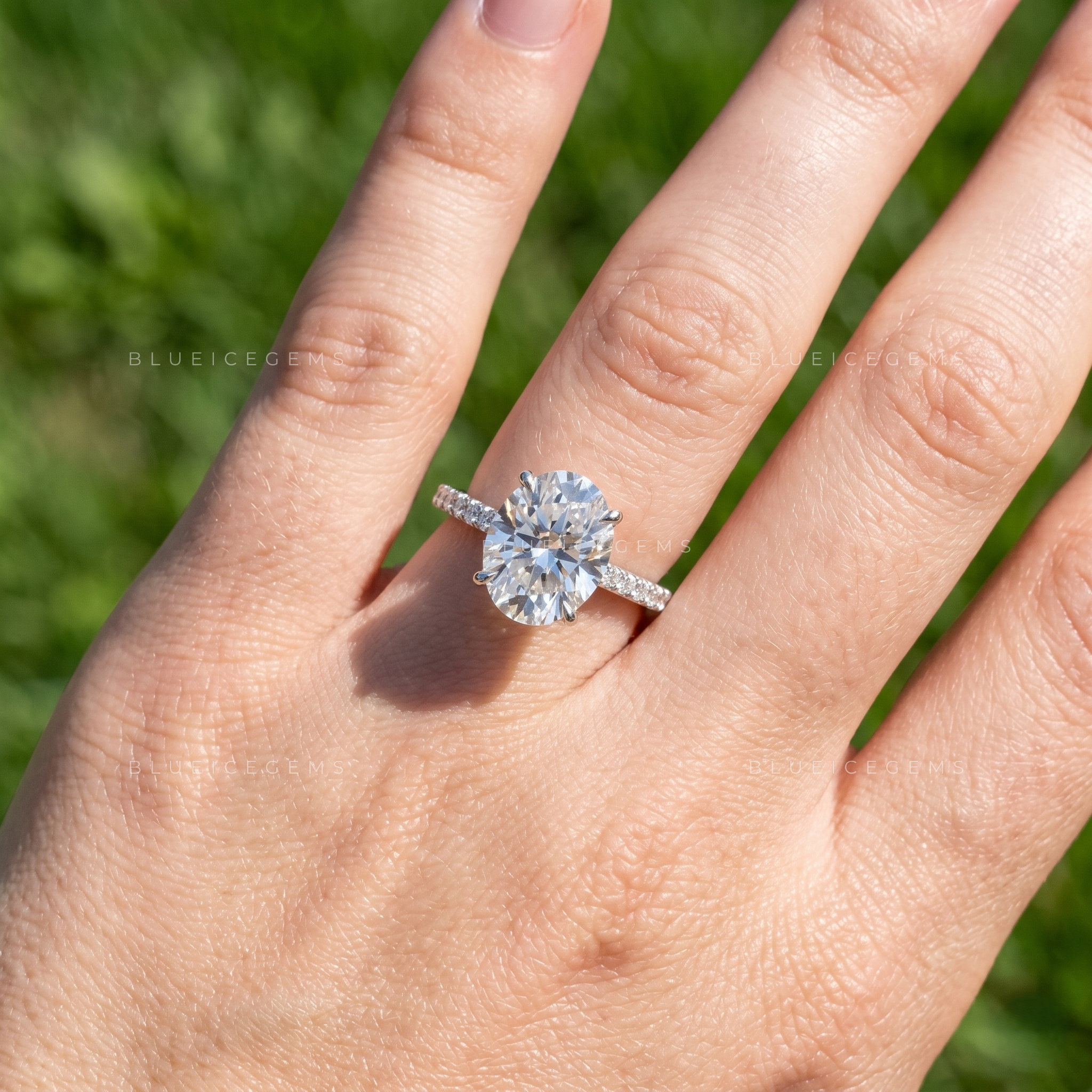 The "Infinite Radiance" Oval Halo: A D-Color Perfection Dream