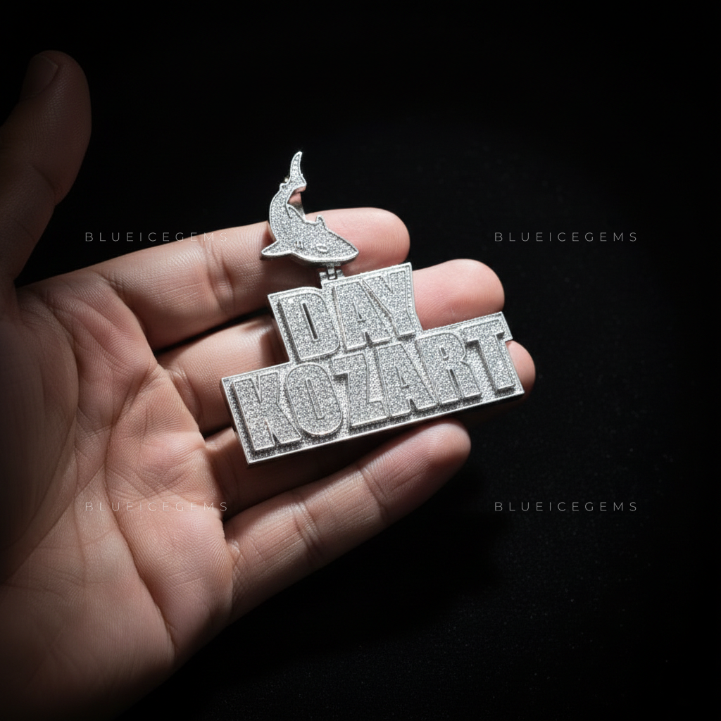 The "DAY KOZART" Predator: Shark-Top Architectural Block Pendant