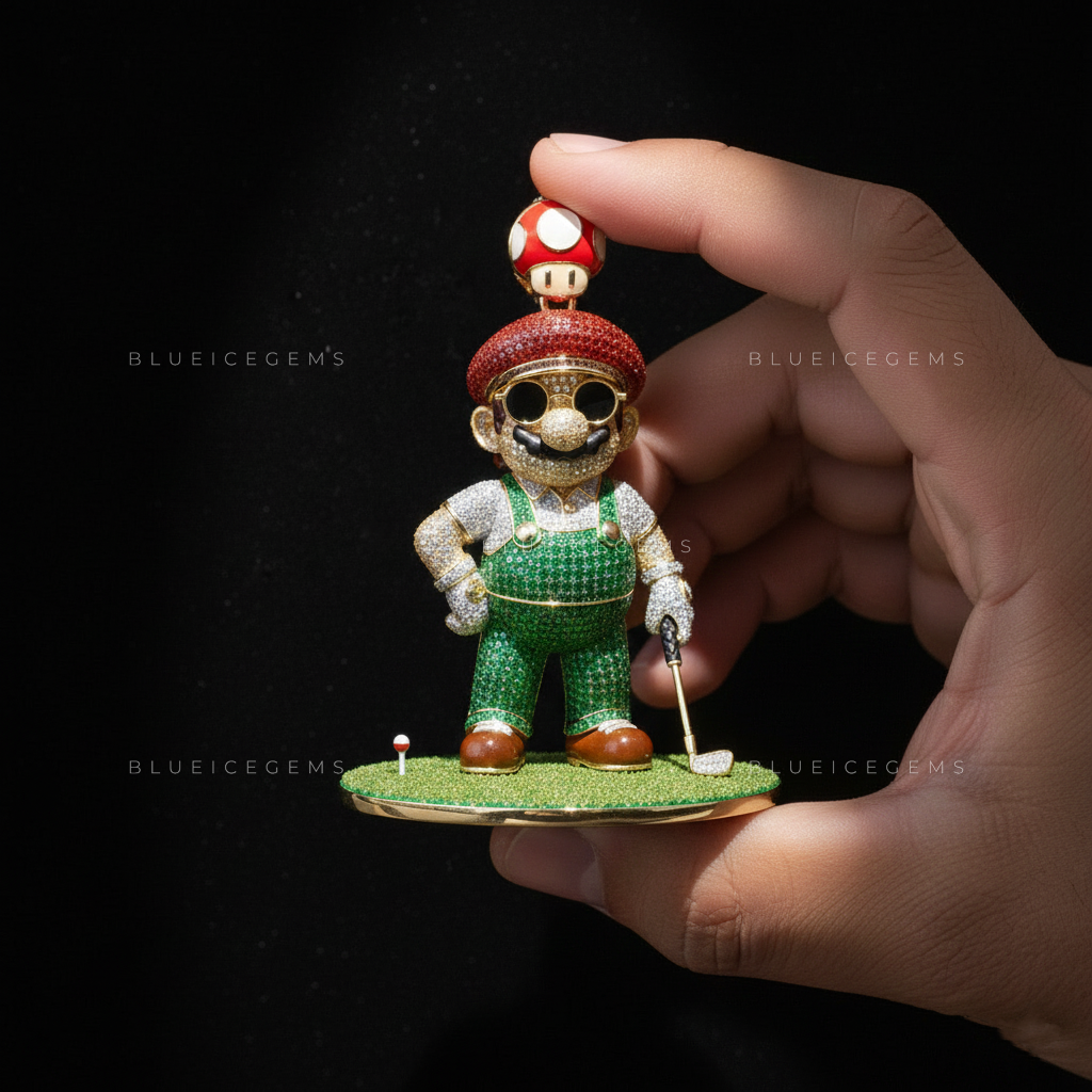 The "SUPER" Links: Emerald Overalls & Ruby-Crested Golfer Sovereign