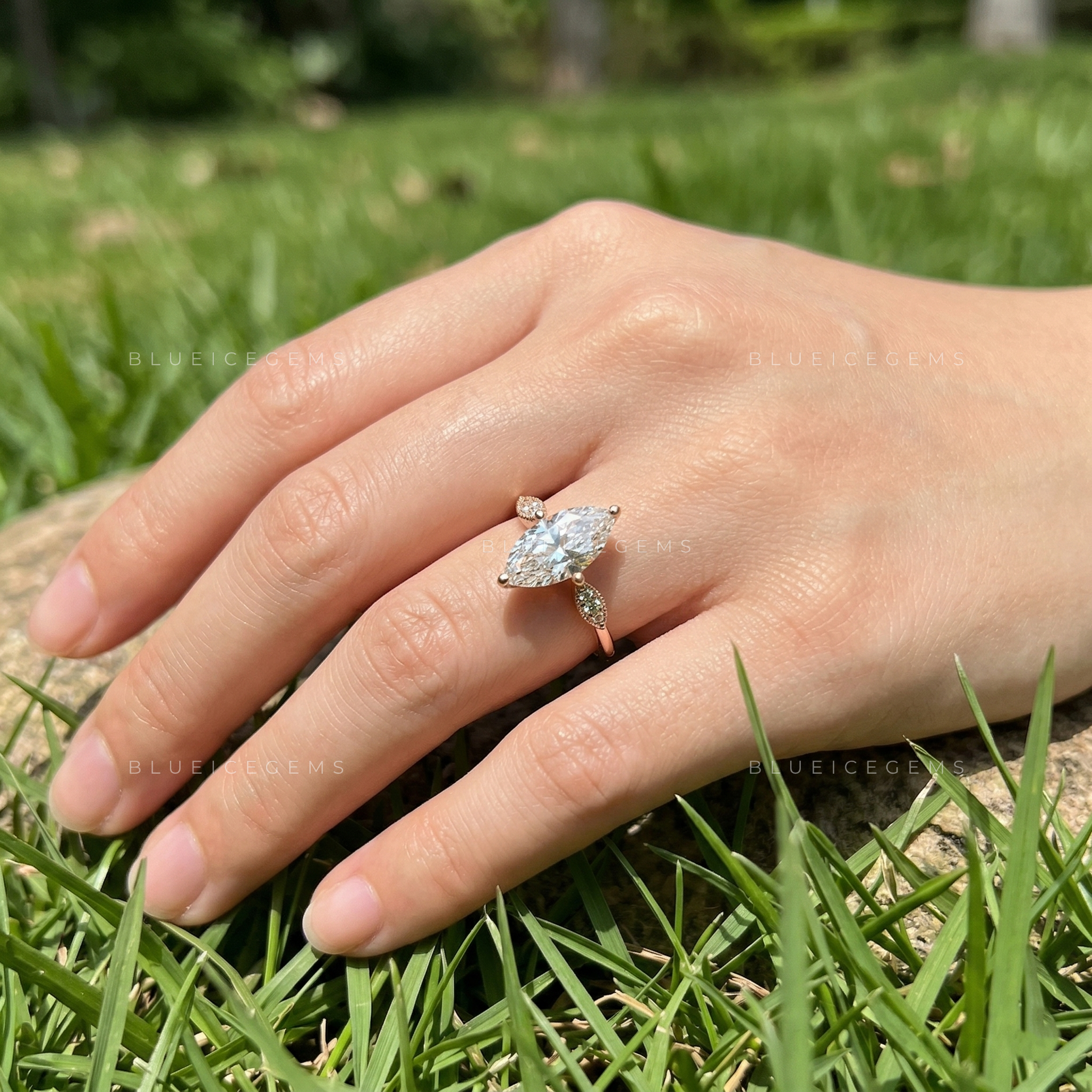 The "Vintage Dream" Marquise Cut Milgrain Masterpiece: Romantic & Iconic