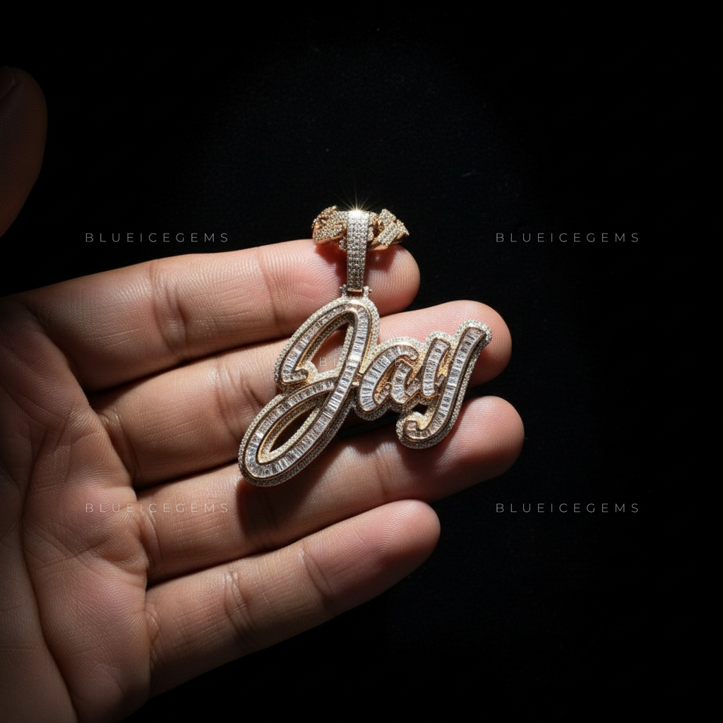 The "JAY" Infinite Flow: Baguette-Fusion Cursive & Two-Tone Cuban Set