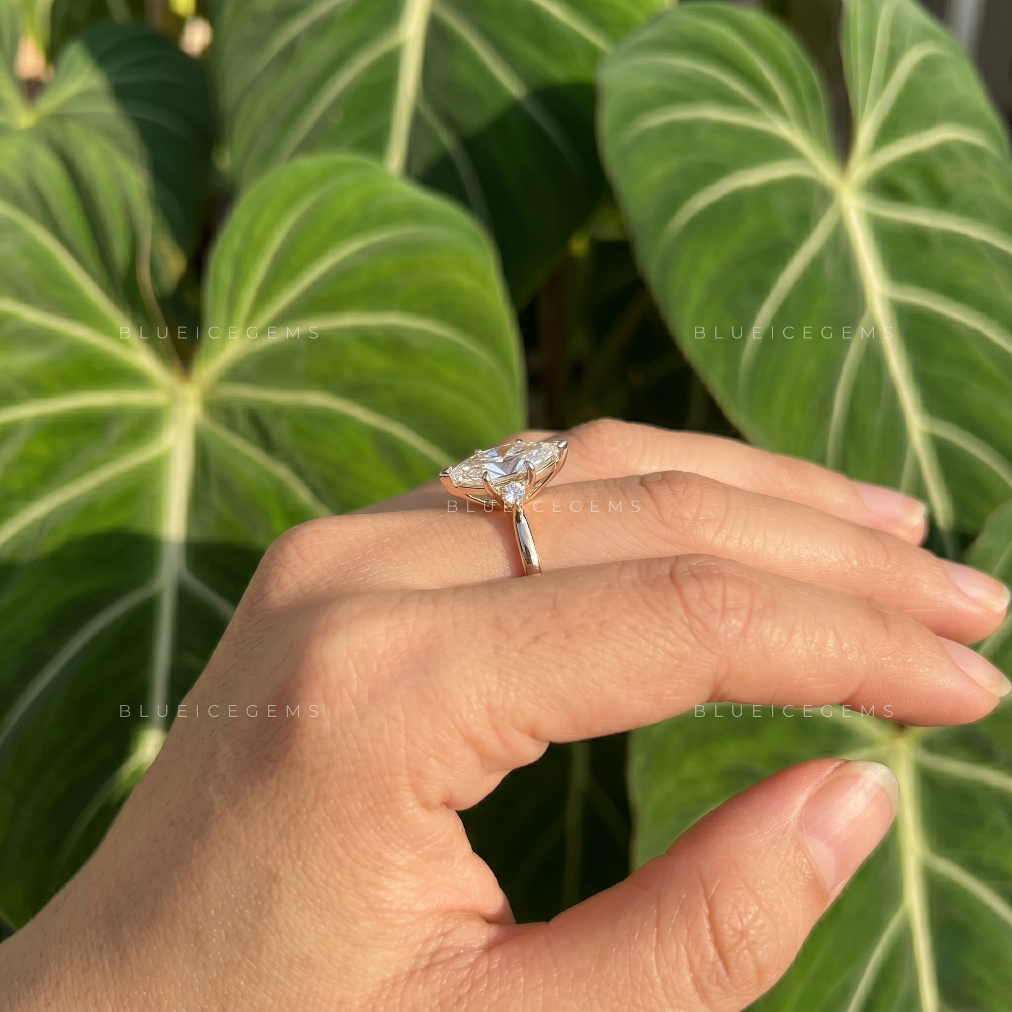 Vintage Allure Dutch Marquise Cut Solitaire Engagement Ring