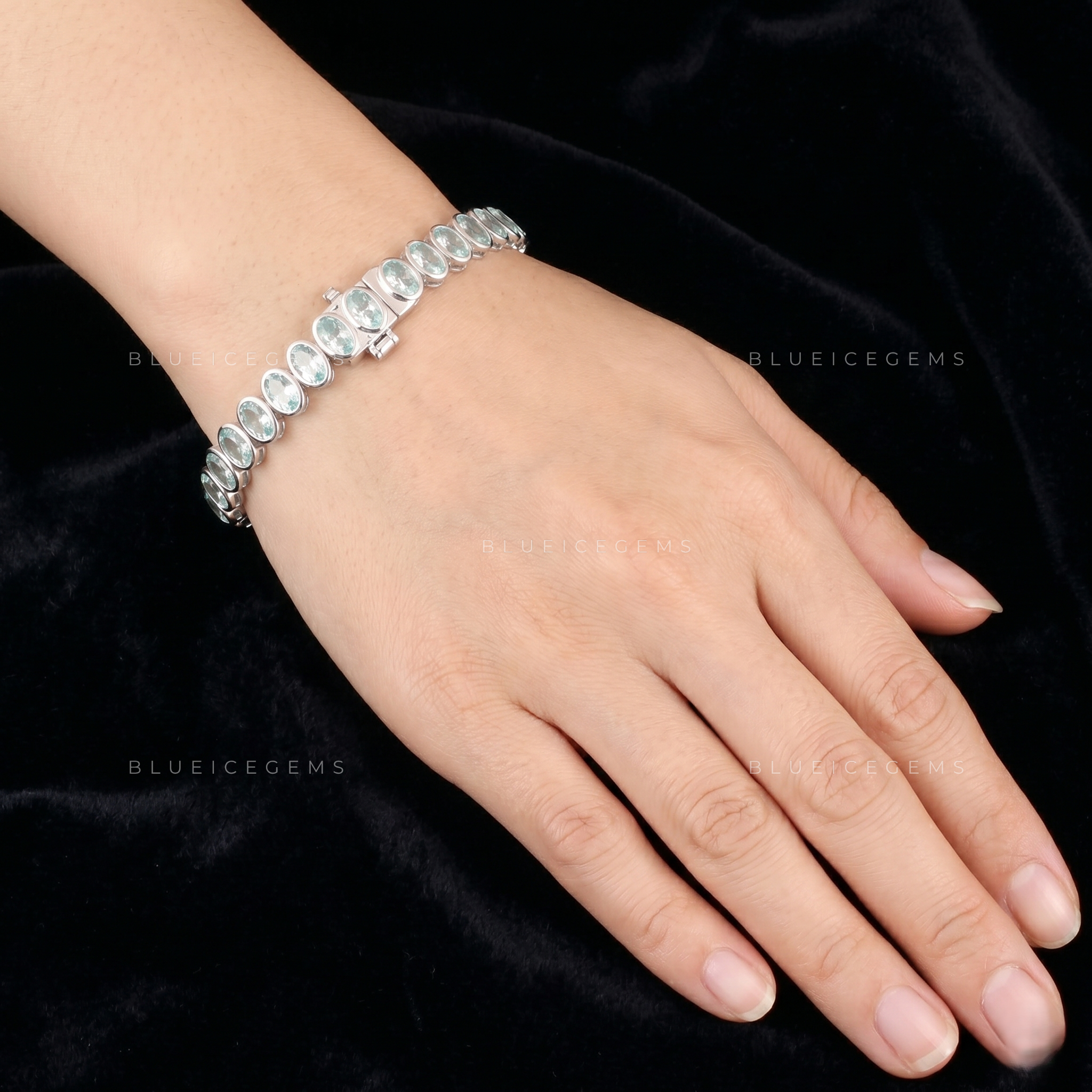 Arctic Radiance 6.5-Inch White Gold Elite Tennis Link