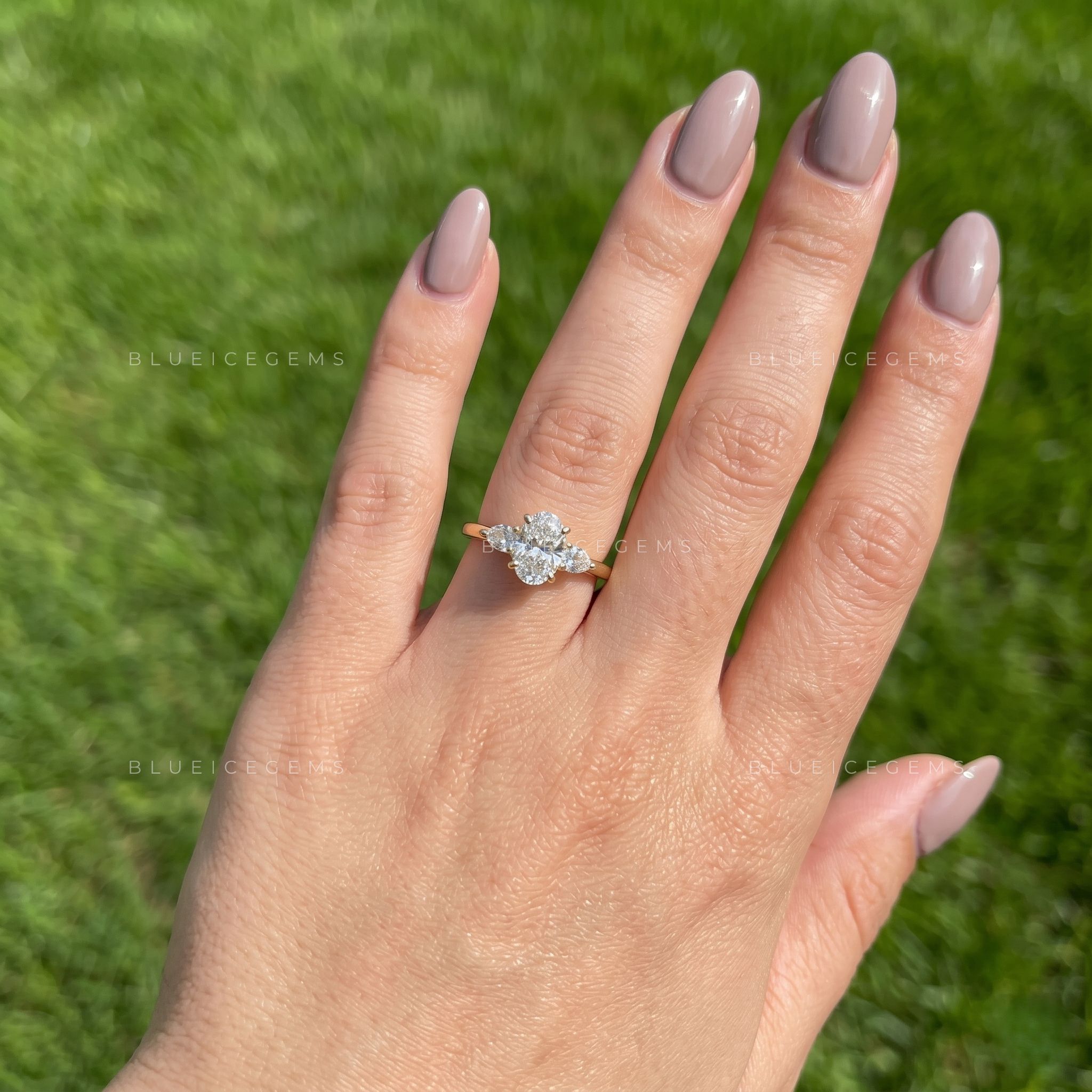 The "Signature Silhouette" Oval Trilogy: D-Color Minimalist Masterpiece