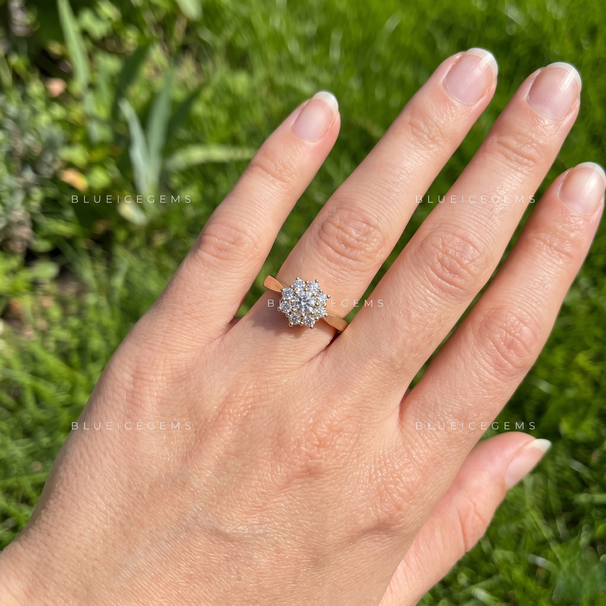 Eternity Sparkle Round Cut Seven Stone Band