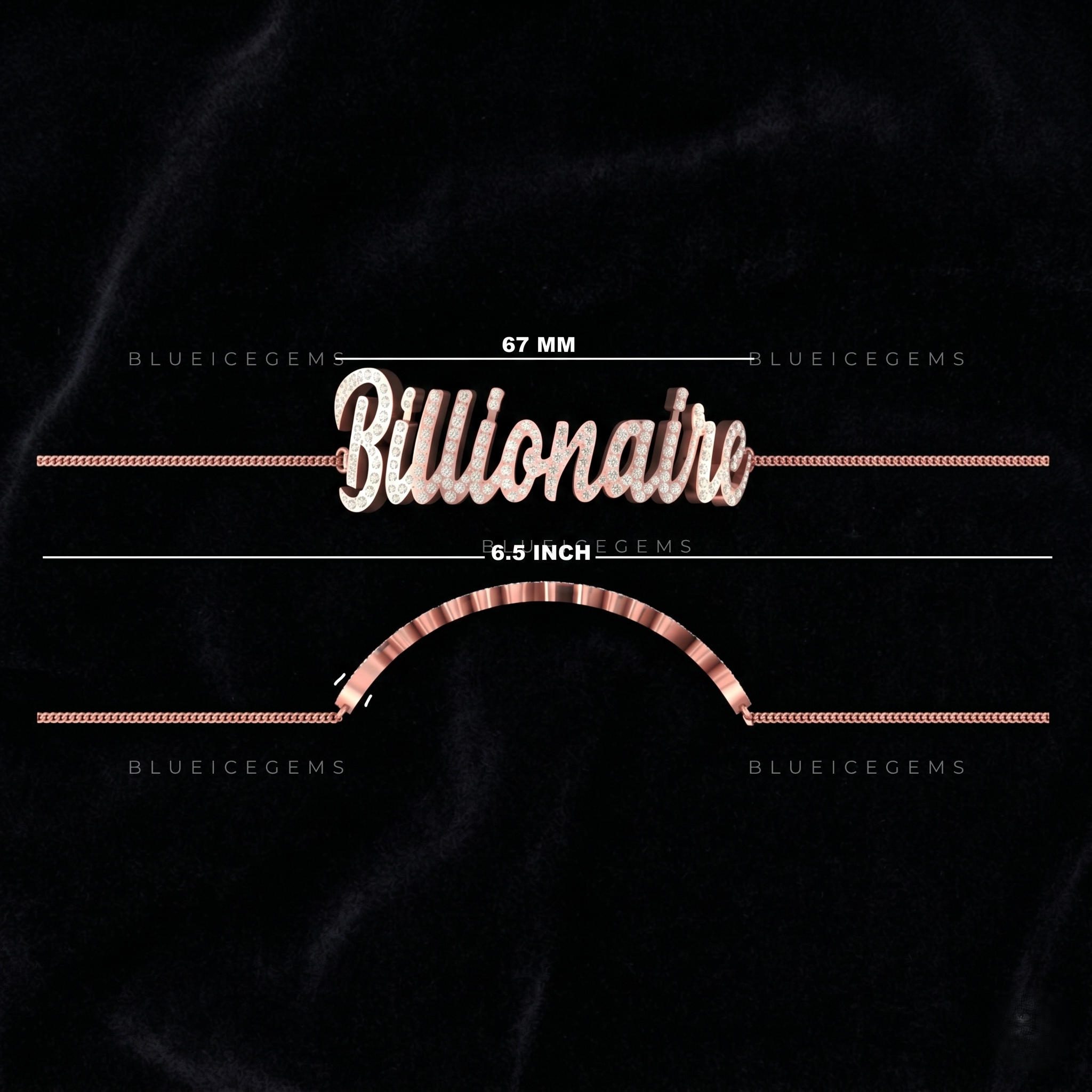 Billionaire Monogram Iced-Out Custom Handcrafted Statement