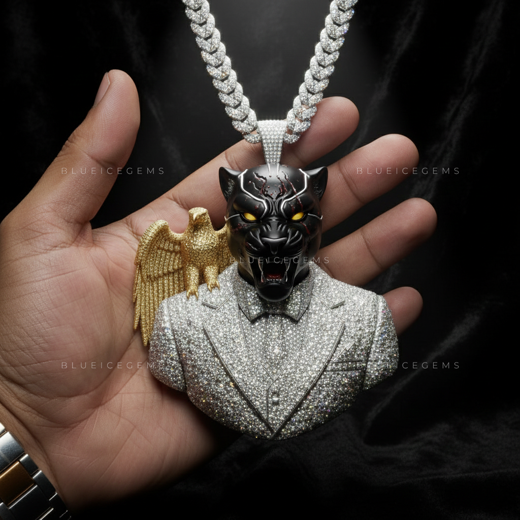The Obsidian Monarch: Diamond Tuxedo & Golden Falcon Sovereign