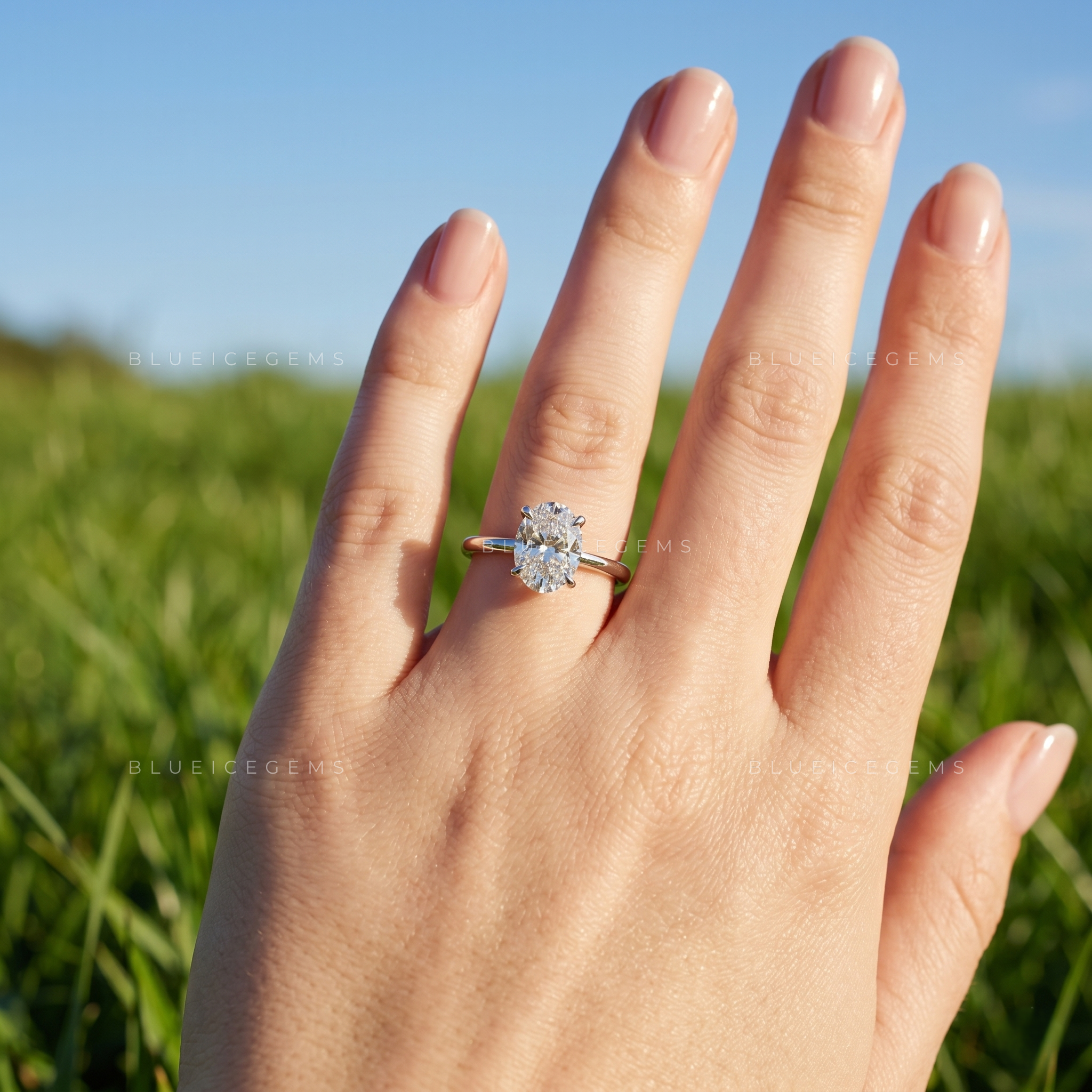 Victorian-Era Oval Cut Delicate Solitaire Keepsake Promise Ring