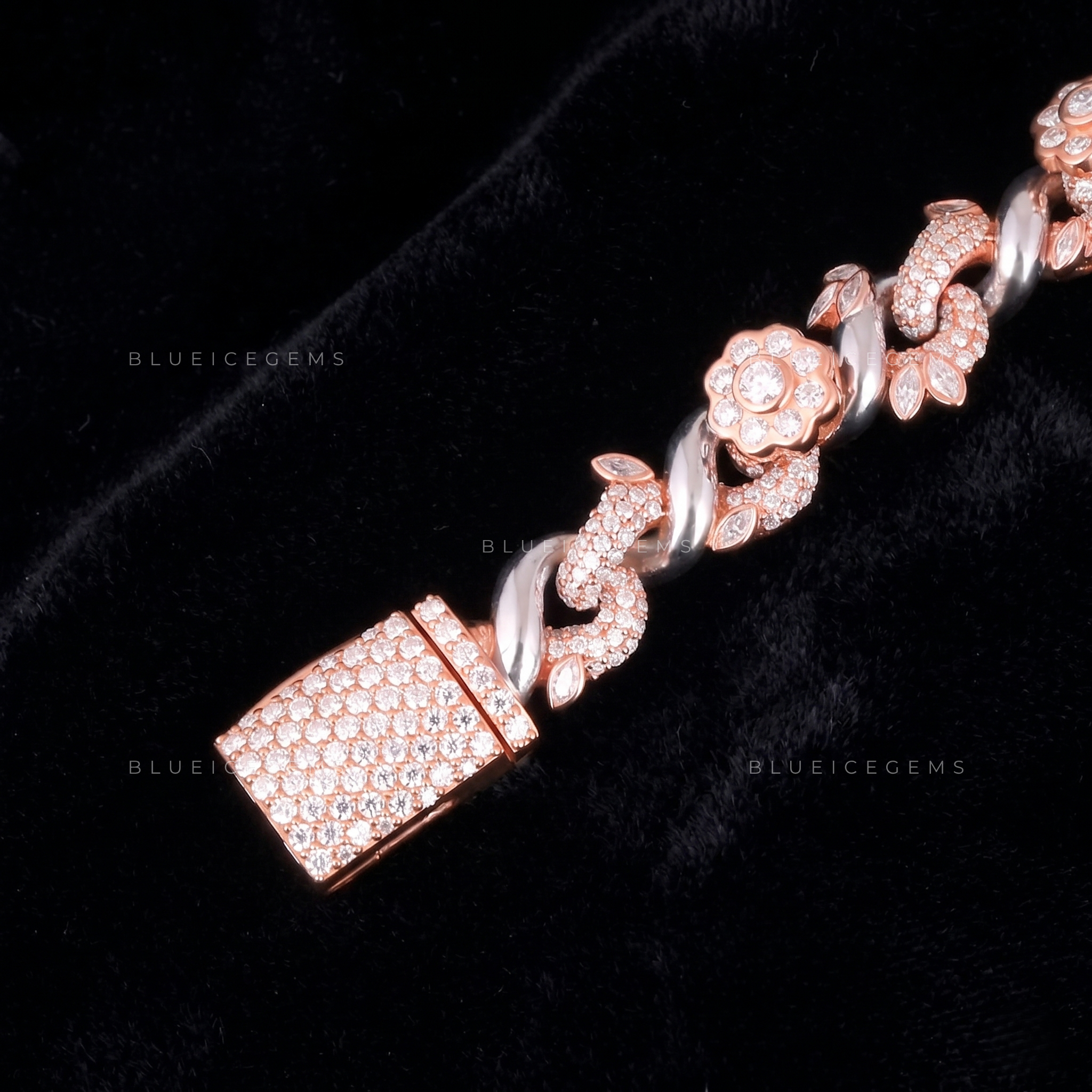 Eternal Bloom Infinity-Link 7.8-Inch Rose-Gold Brilliance