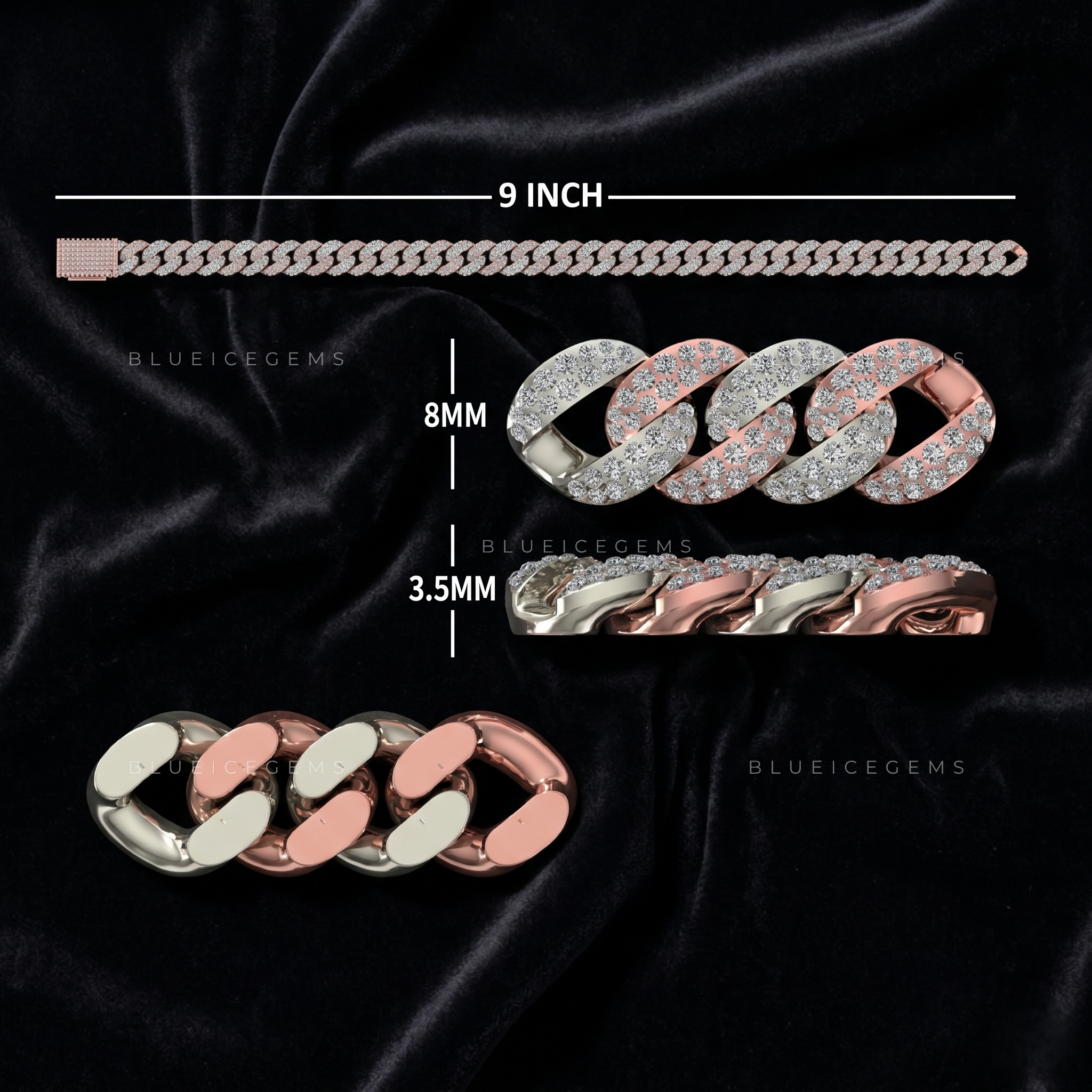 Dual-Tone Fusion Iced Miami Cuban Statement Link