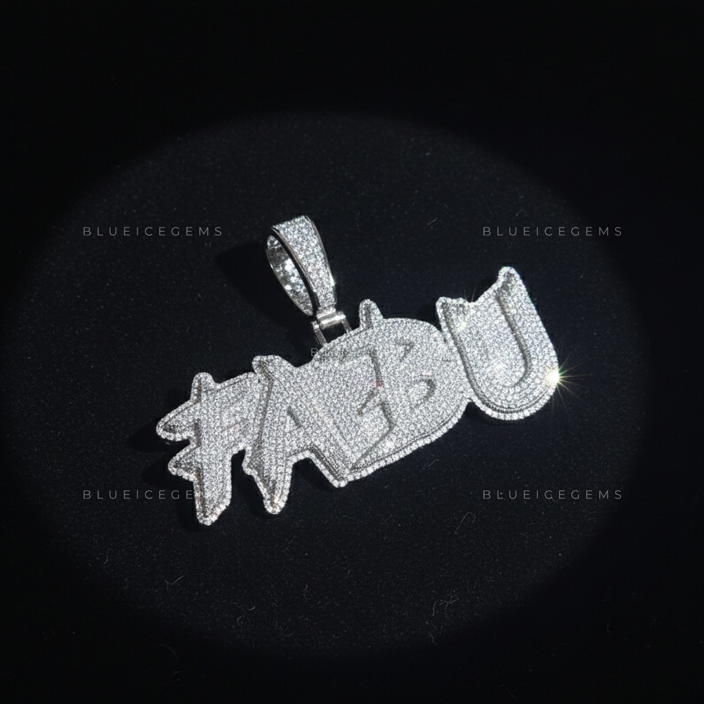 "FABU" Custom Graffiti Script Pendant