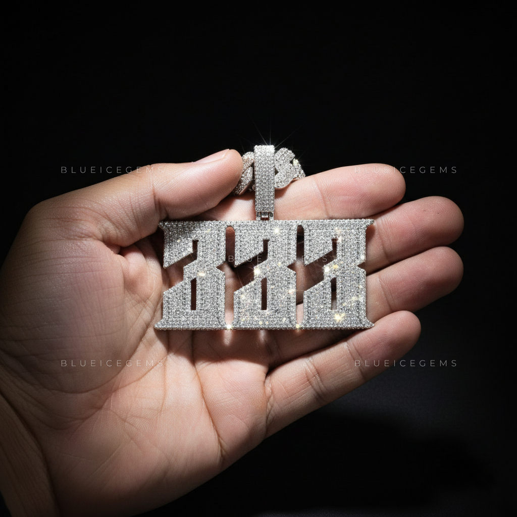 The "333" Jackpot: High-Velocity Industrial Block & Monochromatic Iced-Out Set