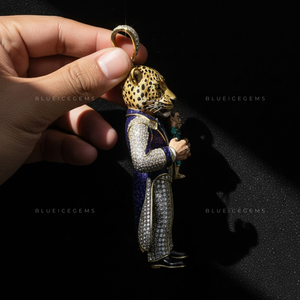 The Regal Impresario: Royal Purple Tailcoat & Diamond Jaguar Sovereign