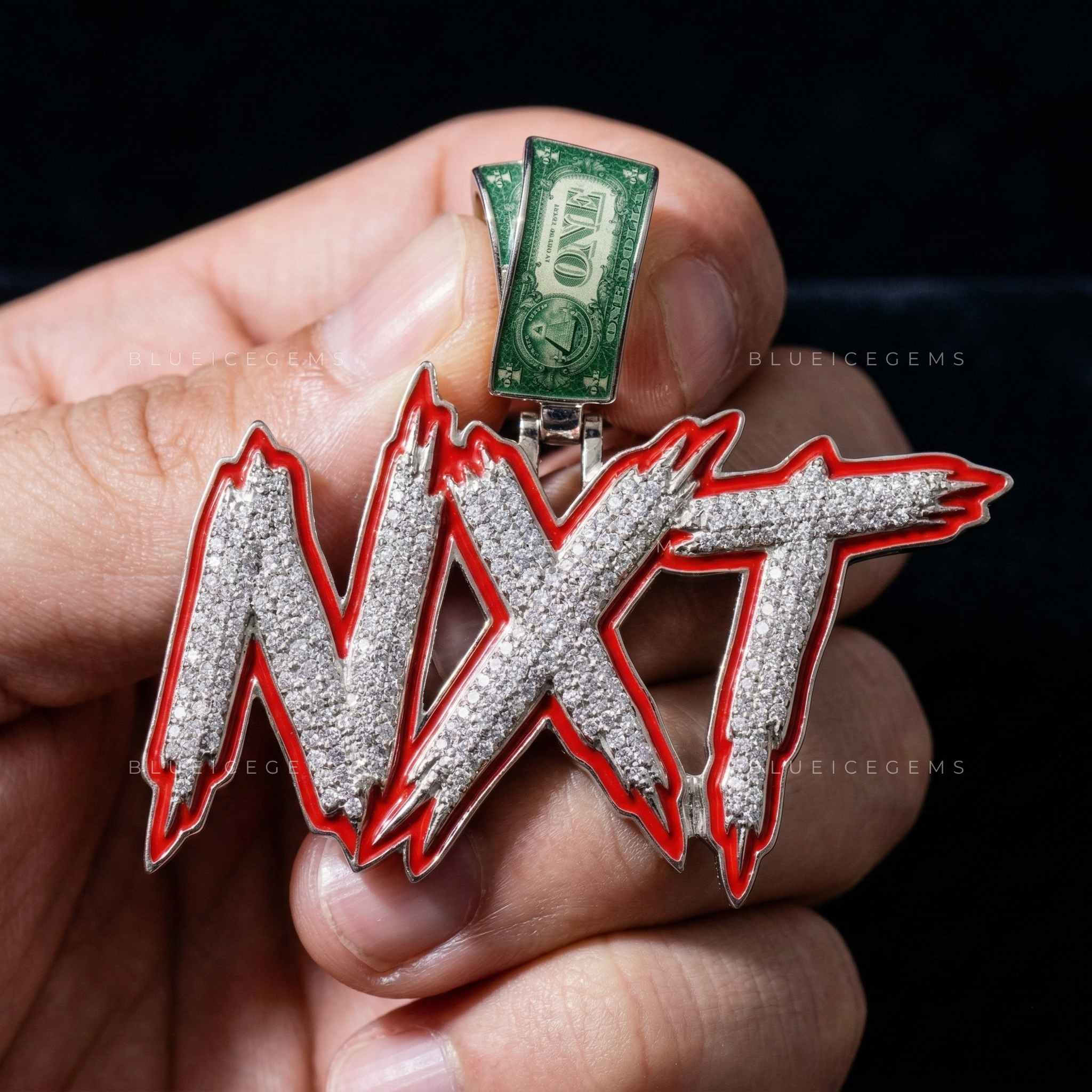 The "NXT" Ignition: Shattered-Ice Script & Blood-Red Enamel Sovereign