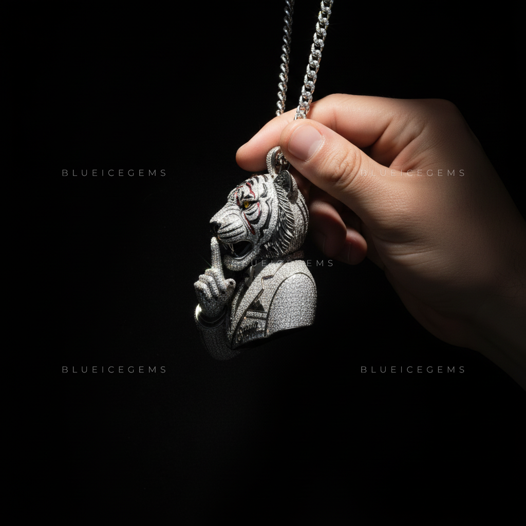 The Silent Predator: "SHHH" Diamond Tuxedo & Icy Tiger Sovereign