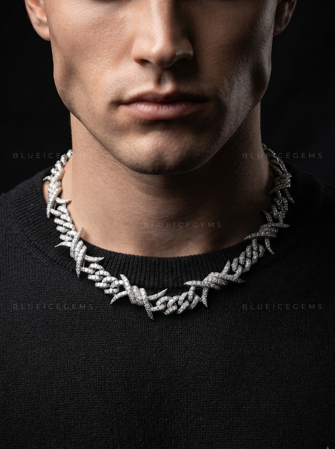 Midnight Spike Cuban Chain