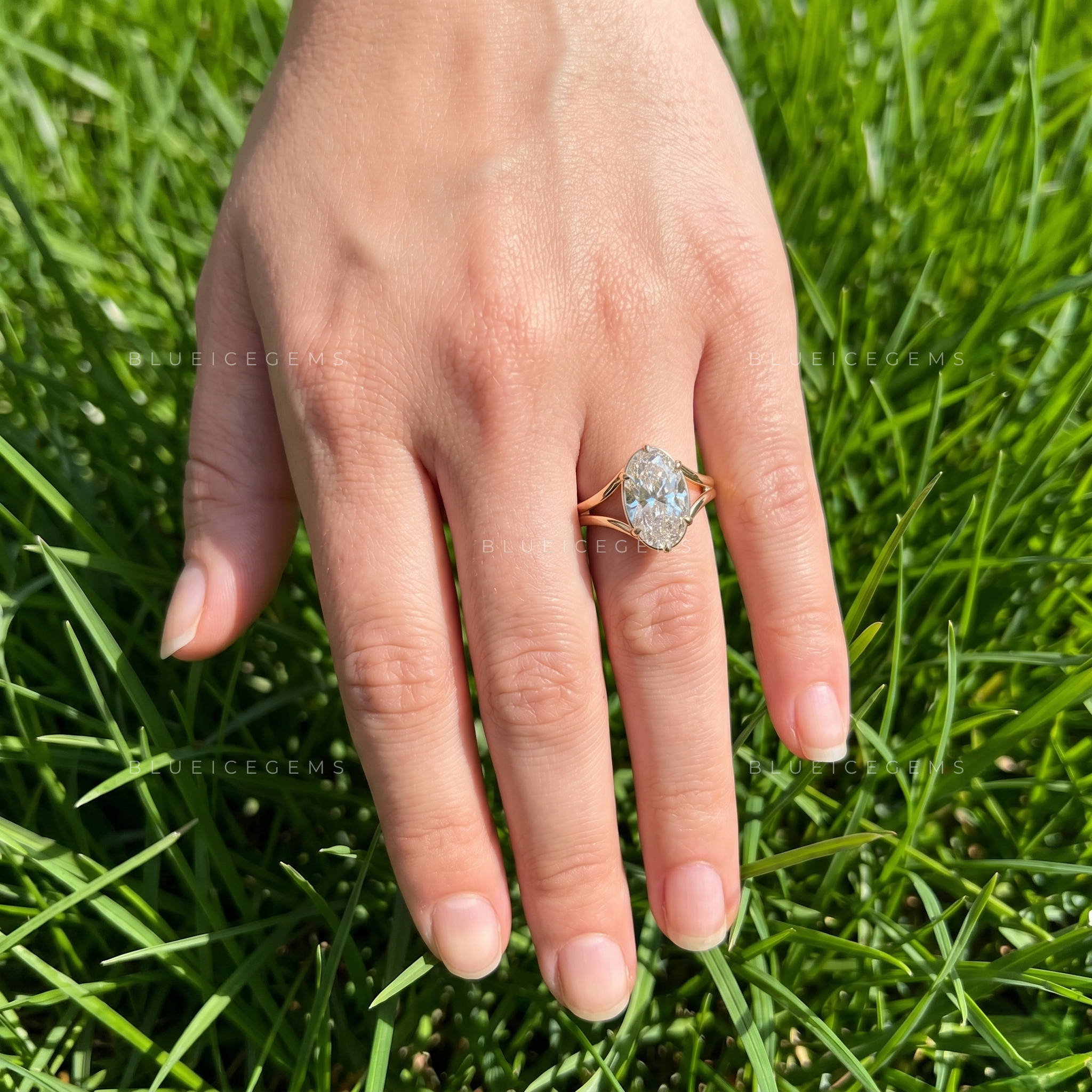 Sovereign Grace Oval Cut Solitaire Engagement Ring