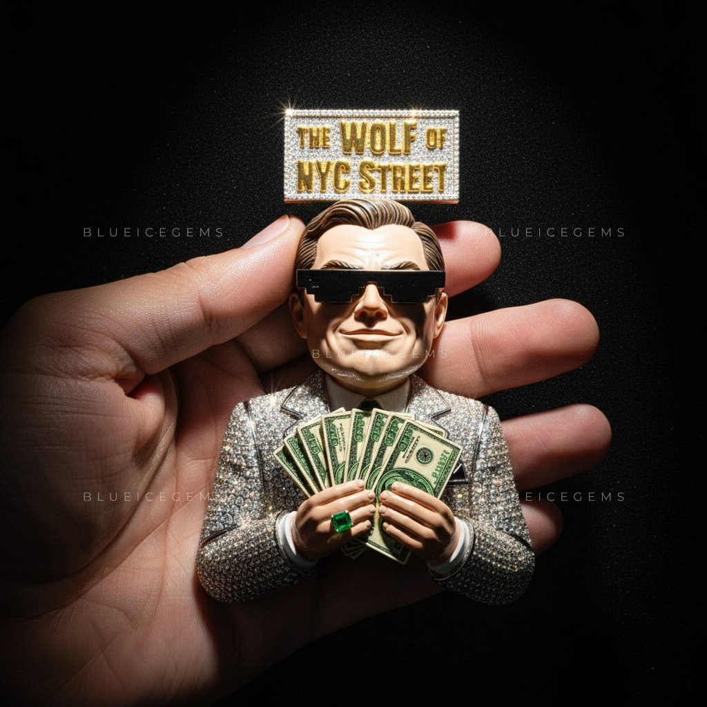The "WOLF OF NYC" Alpha: Emerald Signet & Diamond-Suit Market Sovereign