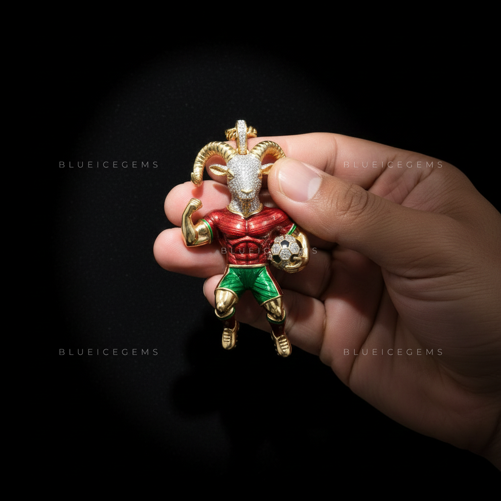 The Pitch Monarch: G.O.A.T. Striker & Enamel Pitch Sovereign