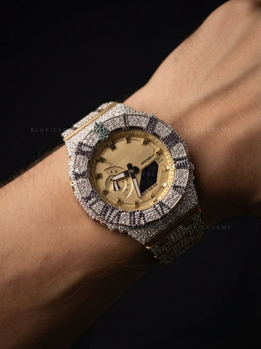 Fortune Crown Dollar Watch – VVS1 Moissanite
