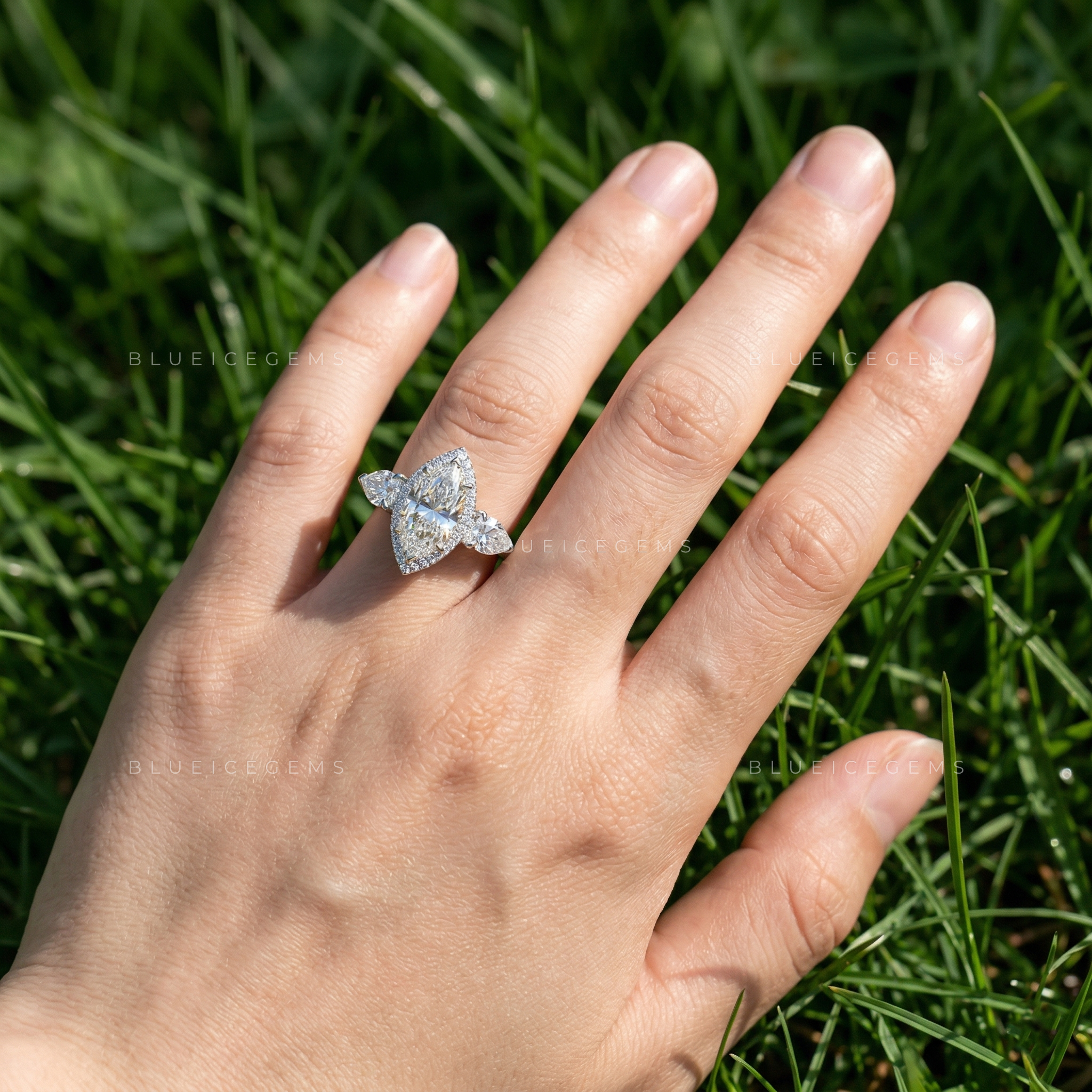 The "Regal Silhouette" Marquise & Pear Trilogy: Iconic Statement Ring