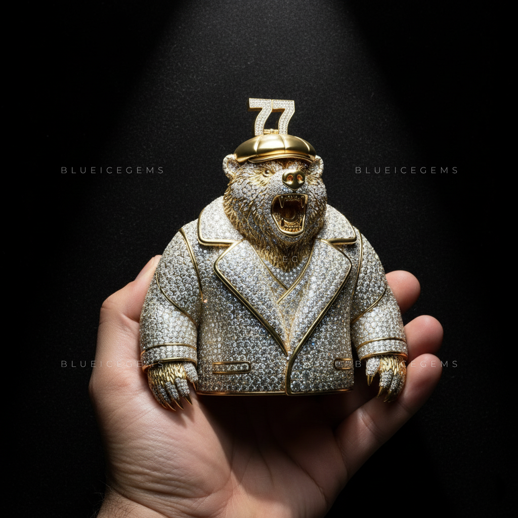 The "77" Ursine Executive: Diamond Overcoat & Golden Grizzly Sovereign