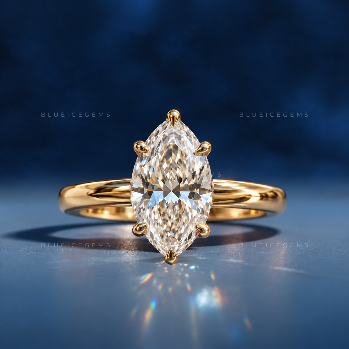 Marquessa Marquise Cut Solitaire Engagement Ring
