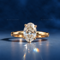 Opulent Grandeur Oval Cut Cathedral Engagement Ring