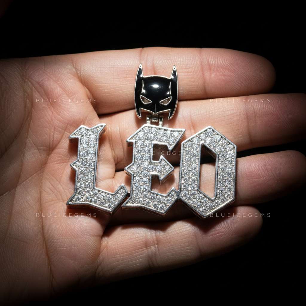 The "LEO" Dark Knight: Gothic Block Script & Onyx Batman Bail Sovereign