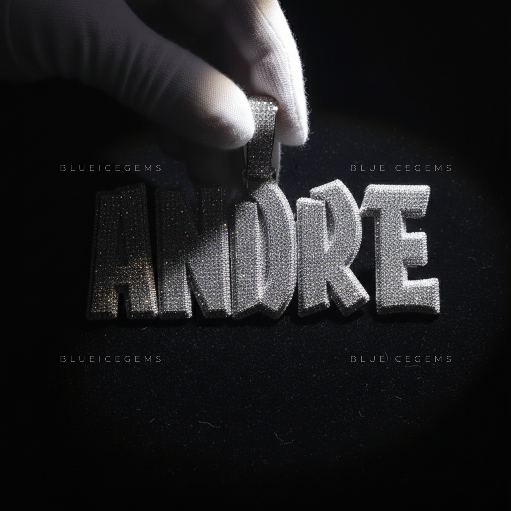 "ANDRE" Custom Bold Block Pendant