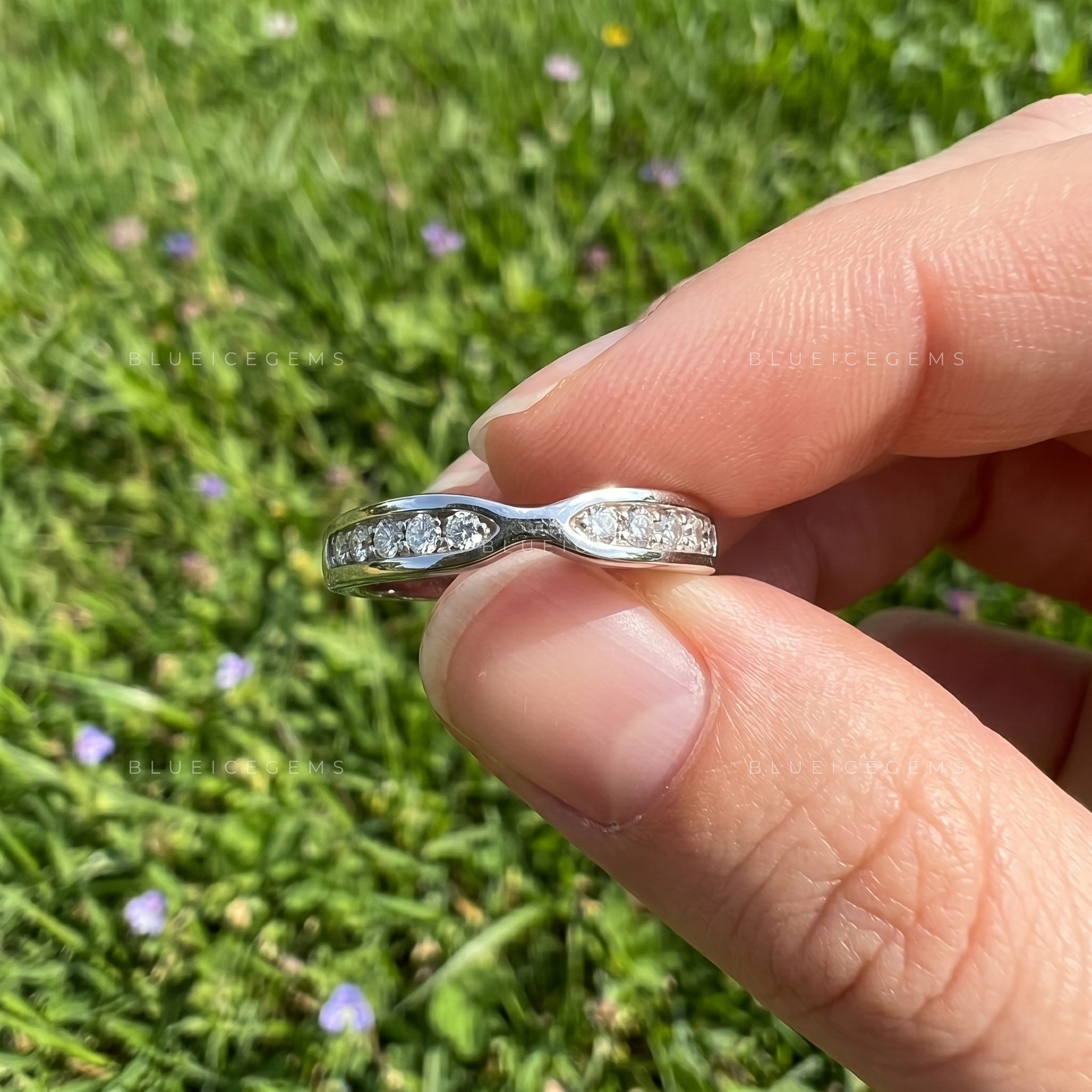 Velora Round Cut Minimalist Stainless Steel Solitaire Ring
