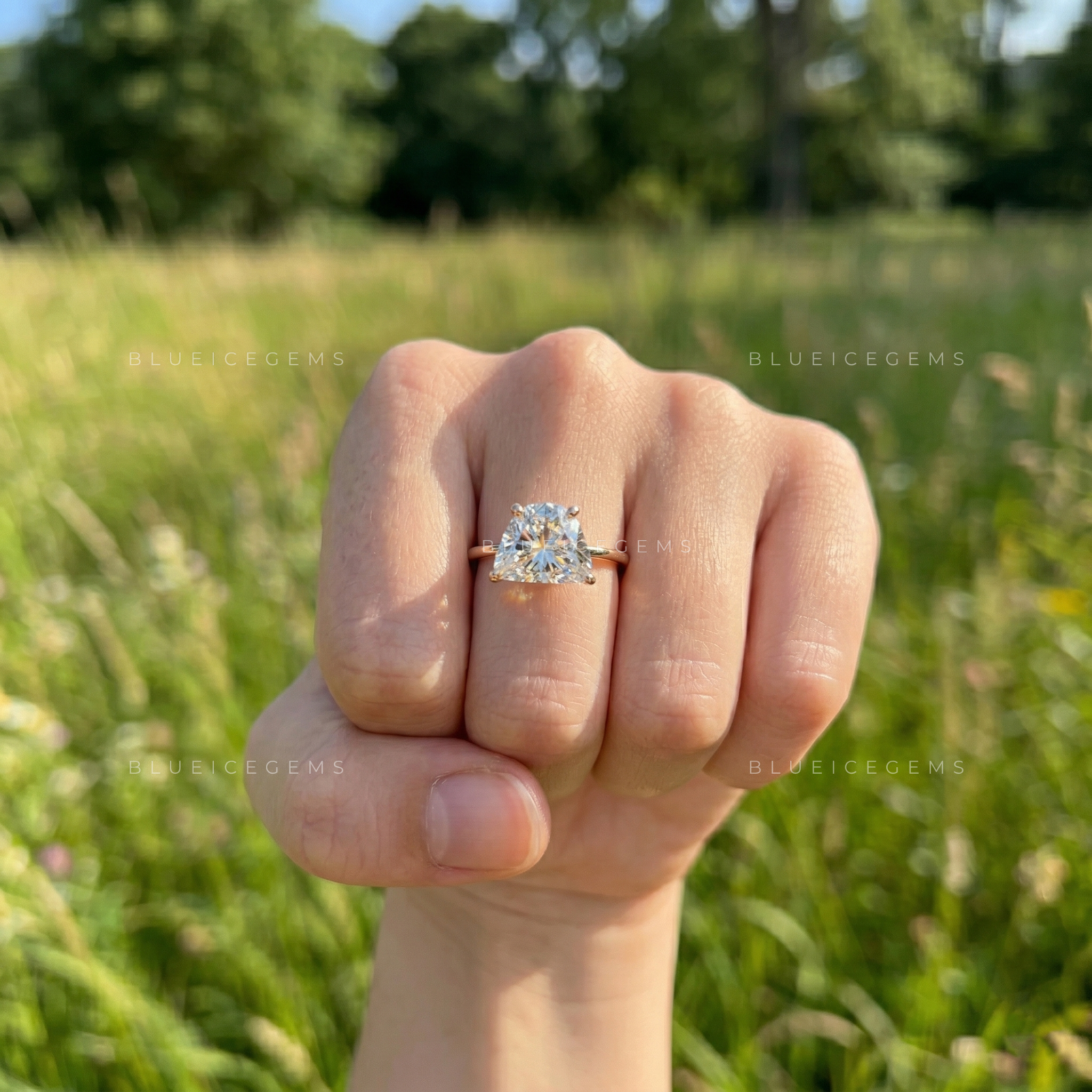 Ethereal Half Moon Solitaire: The Ultimate Minimalist Statement Piece