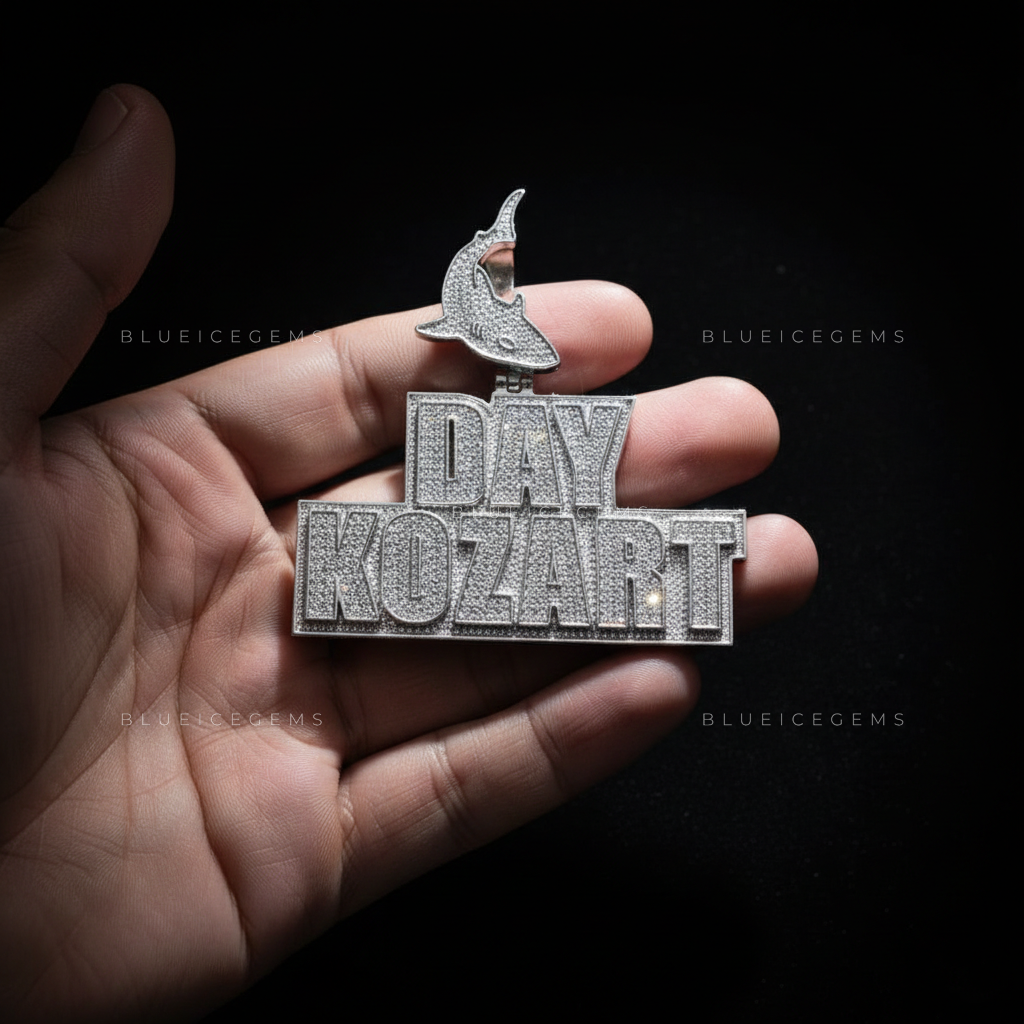 The "DAY KOZART" Predator: Shark-Top Architectural Block Pendant