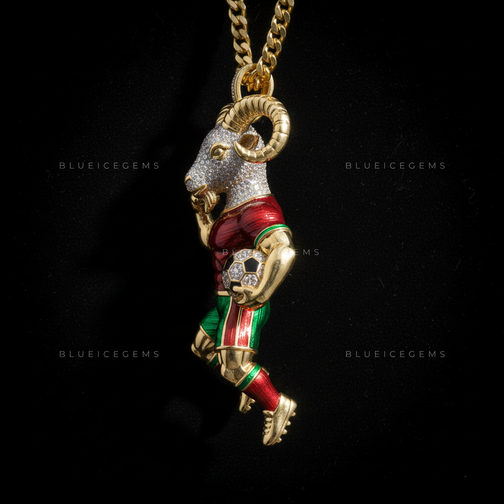The Pitch Monarch: G.O.A.T. Striker & Enamel Pitch Sovereign